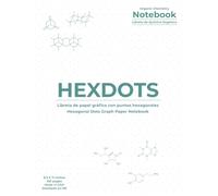 Hexdots: Hexagonal Dots Graph Paper Organic Chemistry Notebook