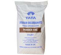 Hexeal 25kg TATA Sodium Bicarbonate Bulk - 25kg Bag - Deodorises & Removes Grime - Large Food Grade Baking Soda for Industrial, Commercial & Home Use - For Cooking, Baking & Home Cleaning - FCC E500