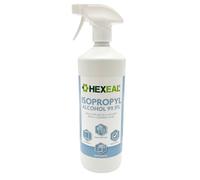Hexeal 99.9% Isopropyl Alcohol 1L Spray Cap - 1L IPA for Sanitising & Cleaning