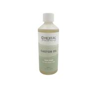 Hexeal Castor Oil 500ml - 100% Pure, Cold Pressed & Food Grade