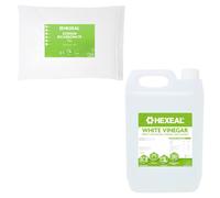Hexeal WHITE VINEGAR 5L + SODIUM BICARBONATE 5kg Bag| Cleaning, Cooking, Pickling