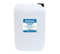 Hexeal Deionised Water 25L - Demineralised - Reduce Limescale & Water Stains