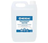 Hexeal Deionised Water 5L - For Steam Irons, Car Batteries & Vehicles