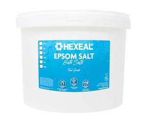 Hexeal Epsom Salt 10kg Bucket - Food Grade Magnesium Sulphate