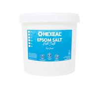 Hexeal Epsom Salt 2.5kg Bucket - Food Grade Magnesium Sulphate | Suitable for Bathing, Gardening, Household Uses and More
