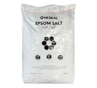 Hexeal Epsom Salt 25kg Bag - Food Grade Magnesium Sulphate | Suitable for Bathing, Gardening, Household Uses and More