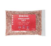 Hexeal Himalayan Pink Salt 1kg Bag - 100% Natural, Coarse & Food Grade