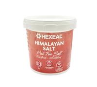 Hexeal Himalayan Pink Salt 1kg Bucket - 100% Natural, Fine & Food Grade