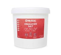 Hexeal Himalayan Pink Salt 2.5kg Bucket - 100% Natural, Coarse & Food Grade | For Seasoning, Cooking, Soothing Baths, Beauty & Cosmetics