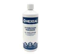 Hexeal Hydrogen Peroxide 1L - 1L Bottle of 6% Hydrogen Peroxide - Multipurpose Cleaner, Disinfectant and Stain Remover