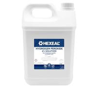 Hexeal Hydrogen Peroxide 5L - 5L of 6% Hydrogen Peroxide - Multipurpose Cleaner, Disinfectant and Stain Remover