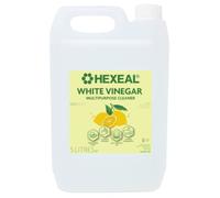 Hexeal Lemon Cleaner 5L - 5L White Vinegar, Lemon Fresh, Removes Grime