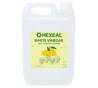 Hexeal Lemon Multipurpose Cleaner 5L - 5L of Lemon Fresh White Vinegar For Cleaning Surfaces, Deodorising & Removing Grime