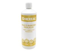 Hexeal Multipurpose Descaler 1L - 1L Bottle of Descaler for Kettles, Coffee Machines, Irons & Shower Heads - Fast Acting 100% Limescale Removal for Home Appliances