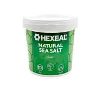 Hexeal Natural Sea Salt 1kg Bucket - 100% Natural, Coarse & Food Grade
