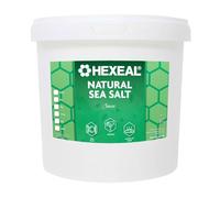 Hexeal Natural Sea Salt 5kg Bucket - 100% Natural, Coarse & Food Grade | Ideal for Seasoning, Curing, Baking and Brining. Versatile Coarse Salt for Everyday Culinary and Household Use