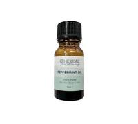 Hexeal Peppermint Oil 10ml - 10ml Bottle of 100% Pure and Natural Peppermint Oil - Essential Oil for Spider Repelling, Diffusers & Massage