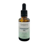 Hexeal Peppermint Oil 50ml - 50ml Bottle of 100% Pure and Natural Peppermint Oil - Essential Oil for Spider Repelling, Diffusers & Massage