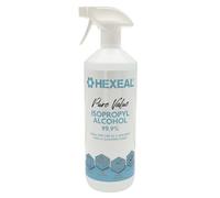Hexeal Pure Value 99.9% Isopropyl Alcohol 1L Spray - Sanitising & Cleaning