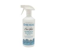Hexeal Pure Value 99.9% Isopropyl Alcohol 500ml Spray - Cleaning | Removes Grime from Phones and Electronics, Powerful Degreaser and Cleaning Fluid