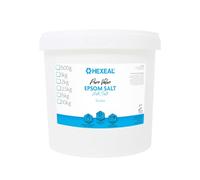 Hexeal Pure Value Epsom Salt 2.5kg - 2.5kg Bucket of Food Grade Magnesium Sulphate for Bathing, Gardening & Household Use - Suitable for Personal Care, Soil Enrichment, and More