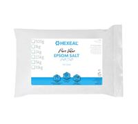Hexeal Pure Value Epsom Salt 2kg Bag - Food Grade Magnesium Sulphate | Suitable for Bathing, Gardening, Household Uses and More