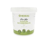 Hexeal Pure Value Sodium Bicarbonate 1kg - 1kg Bucket of Food Grade Baking Soda for Cooking, Baking, Home Cleaning & Bath Bombs - Fine Powder, Deodorises & Removes Grime - FCC E501