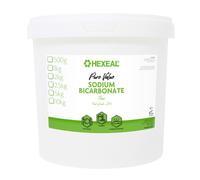 Hexeal Pure Value Sodium Bicarbonate 5kg - 5kg Bucket of Food Grade, Fine Powder, E505