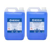 Hexeal Screenwash 10L - 2 x 5L Extreme Strength, Concentrate & Ready to Use