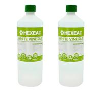 Hexeal White Vinegar 2 x 1L - Food Grade, Cooking & Cleaning