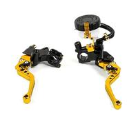 HEXEH Motorcycle Handbrake Clutch Suitable for YZF R125 for Rkf 125 for Zx6r Z900 Rx 5500XT Hand Brake Lever(Silver.)