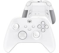 HEXGAMING ADVANCE Wireless Elite Controller for Xbox Series X & S, for Xbox One, and for Windows 7/8/10-4 Remappable Back Paddles - Hair Triggers - Interchangeable Thumbsticks - White Labeled