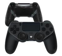 HEXGAMING NEW EDGE Wireless Controller Compatible with ps4-4 Back Buttons, 6 Profiles, Hair Triggers, Swappable Thumbsticks - Textured Black