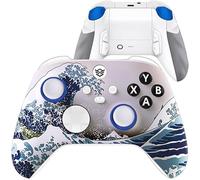 HEXGAMING ULTRA X Wireless Controller for Xbox Series X & S, Pro Controller for Windows 7/8/10-4 Back Buttons - Adjustable Triggers - Interchangeable Thumbsticks - 6 Profiles - Waves Labeled