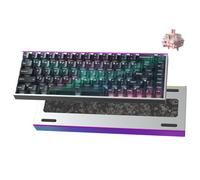 Hexgears MAG68 65% Mechanical Gaming Keyboard Wire, Magnetic Switch Hot-Swappable Keyboard, 16.8M RGB Backlit&Strip, Rapid Trigger with Adjustable Actuation, 8000Hz Polling Rate-Gradient Black
