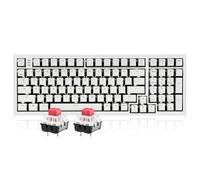 Hexgears X4 Mechanical Keyboard with Number Pad, USB-C Hot Swappable Custom Keyboard, Pre-lubed Linear Switches, White LED Backlit Computer Gaming Keyboards for PC/Tablet
