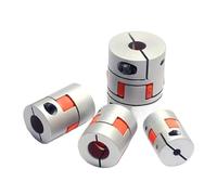 HEXHUASR 1pc CNC Motor Jaw Shaft Couplers Flexible Spider Plum Shaft Coupling D20 L25 4mm 5mm 6mm 6.35mm 8mm 9mm 10mm Elastic Coupling NUTS(6x6)