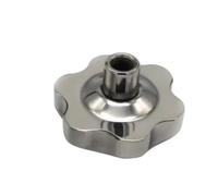 HEXHUASR 1pc M6 M8 M10 M12 M14 M16 Stainless Steel 304 Female Thread Star Knob Handles Star Shaped Clamping Nuts Knobs Plum hand wheel(M16 head 70mm)