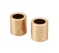 HEXHUASR 5pcs-10pcs M2 M3 M4 M5 M6 M8 Brass Oil Bearing Copper Brass Sleeve Bearing Sleeve Base Bushing gasket washer(6X12(OD) 5pcs)