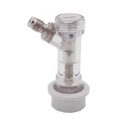HEXHUASR Ball Lock Disconnect with Check Valve Gas 1/4" MFL Thread Check Valve Disconnect Homebrew Kegging Parts