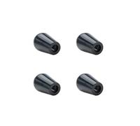 HEXHUASR Black Plastic Faucet Handle Beer Tap Handle 4pcs/lot 3/8" Threading Round Cylindrical Handle Replacement Homebrew Kegging Parts(Short Handle)