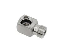 HEXHUASR Elbow Fitting Low Profile Out Elbow Bend for Keg Coupler Female Beer Thread to Male Thread 5/8" BSP Use Narrow Space