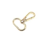 HEXHUASR Swivel Lobster Leather Bag Handbag Shoulder Strap Belt Clasp Clip Trigger Buckle Key Ring Dog Chain Collar Snap(Light gold,Inner wide 32mm)