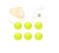 HEXHUASR Tennis Balls for Dogs, 2-Inch Size, Compatible with Most Automatic Ball Launchers Idea for Small Dogs(12 Balls Only) Toys(6 tennis balls)