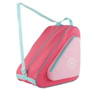HEXIFUL Skate Bag to Carry Ice Skates, Inline Skates, Roller Skates and Quad Skates for Both Kids and Adults (Pink-Cherry/Mint 026)