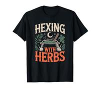 Hexing with Herbs Funny Halloween Witch Herbalist Spooky T-Shirt