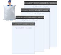 Hexizexi 20Pcs Mailing Bags Poly Mixed Parcel Bags Postal Large and Small