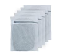 Hexizexi 5 Pcs Small Mesh Laundry Bags 9x12 In Reusable Laundry Bags for Washing Machine Washing Bags for Laundry with Zipper for Socks Bras Baby Clothes Underwear