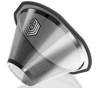 HEXNUB Reusable Metal Coffee Filter for Kalita Wave 185 and OXO 8 Cup