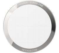 HEXNUB - Reusable Metal Filter for AeroPress XL Coffee Maker, Stainless Steel Filter Fits AeroPress XL Coffee Press, Fuller Bodied Coffee Than Paper Filters - SILVER MESH